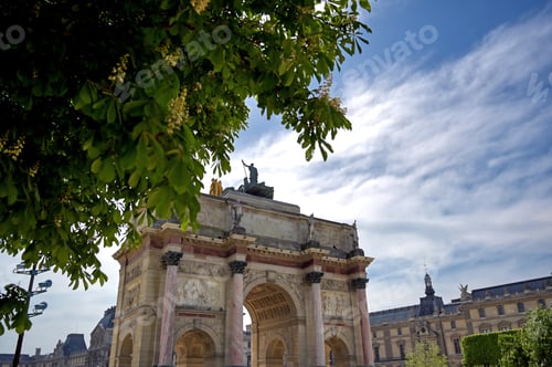Preview: The Arc De Triomphe Du Carrousel Located In Paris, France