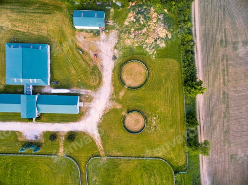 Preview: Horse Farm Ranch Landscape In Toronto Canada