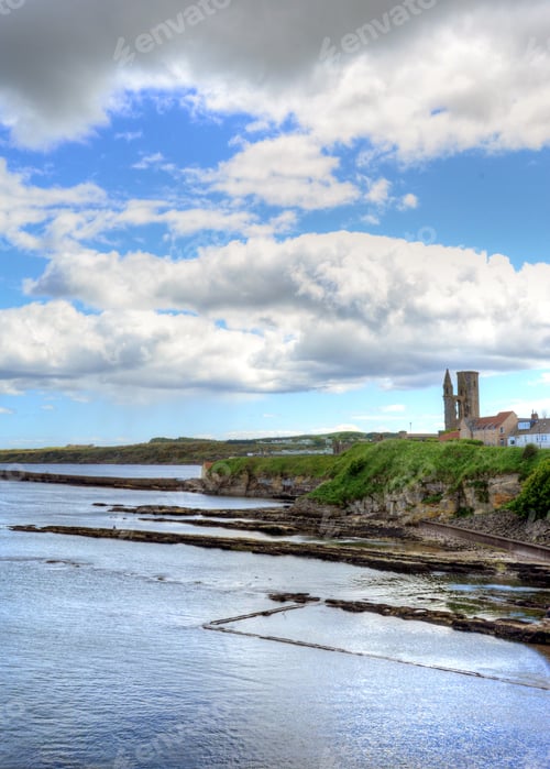 Preview: Aerial View Of St. Andrews, Scotland.