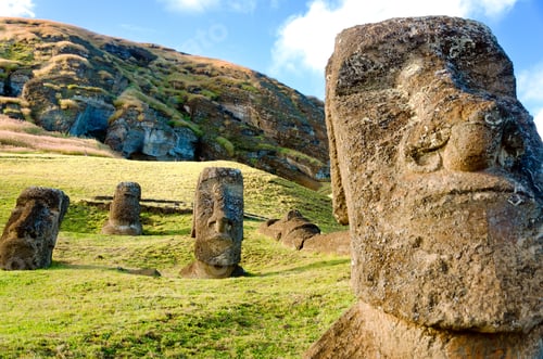 Preview: The Famous Moai Heads Of Easter Island, Chile