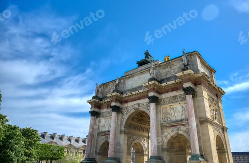 Preview: The Arc De Triomphe Du Carrousel Located In Paris, France
