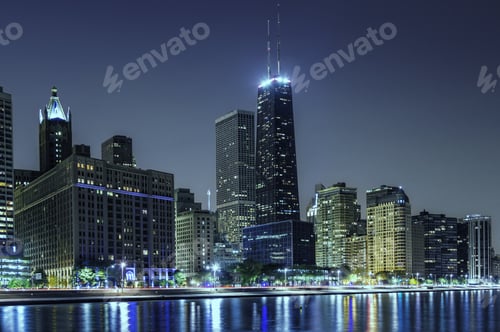 Preview: Downtown Chicago Magnificent Mile By Dusk