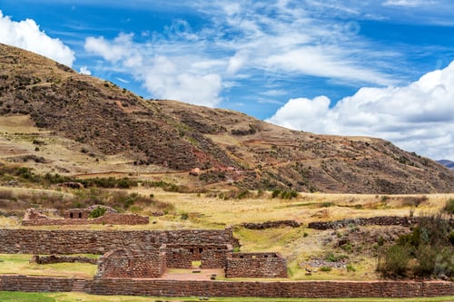 Preview: View Of Incan Ruins Of Tipon Near Cusco, Peru