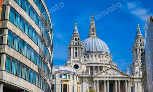 Preview: St. Paul'S Cathedral In Central London, England, Uk.