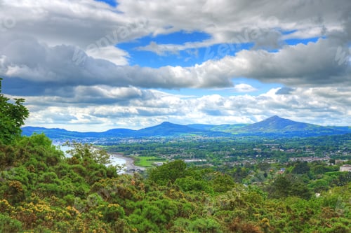 Preview: The View From Killiney Hill In Dublin, Ireland.