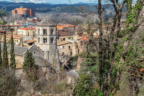 Preview: Historic Monastery Of Sant Pere De Galligants In Medieval Girona, Spain