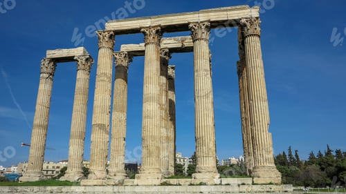 Preview: View Of Olympian Zeus In Athens Greece