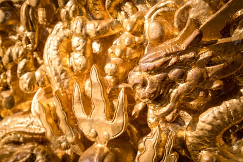 Preview: Ancient Golden Objects Inside Beijing Forbidden City In Beijing China