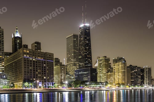 Preview: Downtown Chicago Magnificent Mile By Dusk