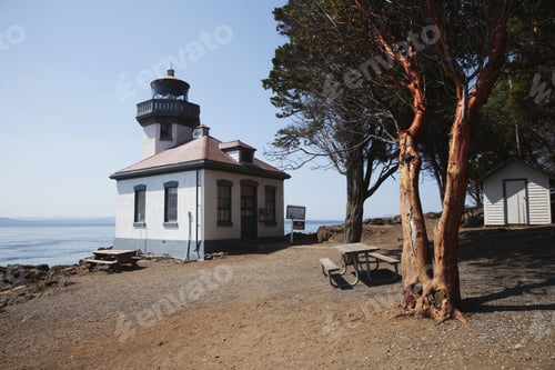 Preview: Lighthouse On Puget Sound San Juan Island Washington State