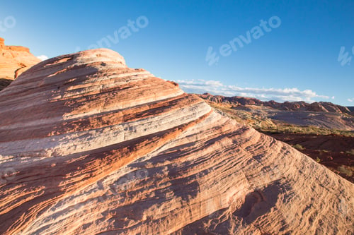 Preview: Beautiful Geological Rock Formations From Valley Of Fire State Park In Nevada.