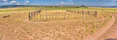 Preview: An Old Cattle Corral At The King Springs Tank Near Drake Arizona In The Prescott National Forest.