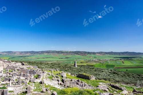 Preview: Cityscape Of The Ancient Roman City Of Dougga Near Teboursouk, Tunisia