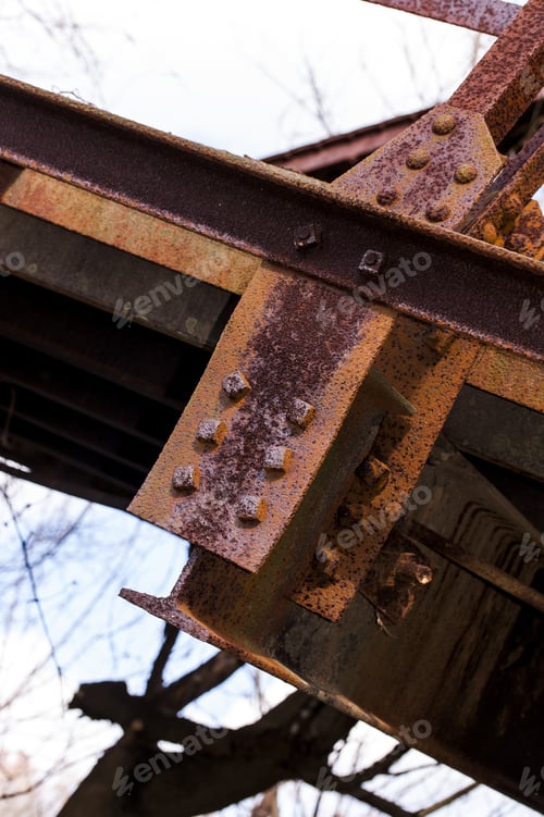 Preview: The Remains Of A Collapsed Steel Truss Bridge.