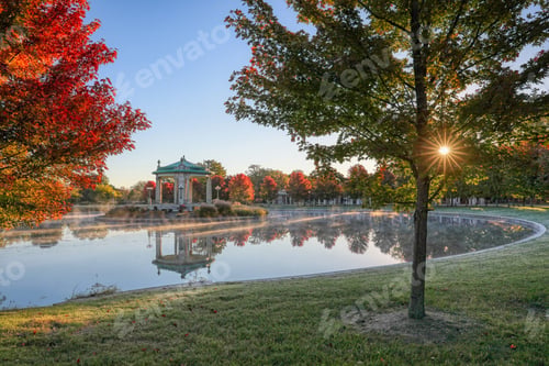 Preview: The Bandstand Located In Forest Park, St. Louis, Missouri.