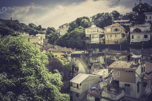 Preview: Typical Buildings In Old Part Of Rio De Janeiro, Brazil