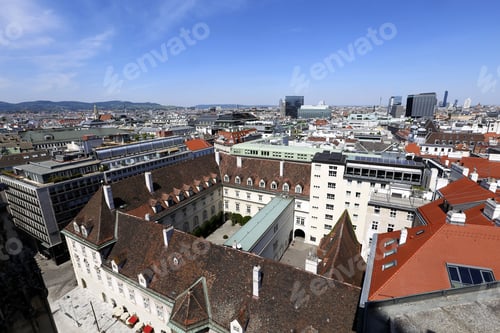 Preview: Panorama Of Vienna View Of The Tower Cathedral Of Saint Sthepen