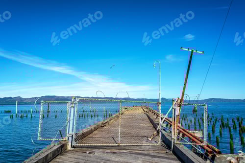 Preview: Closed Pier In The Columbia River In Astoria, Oregon