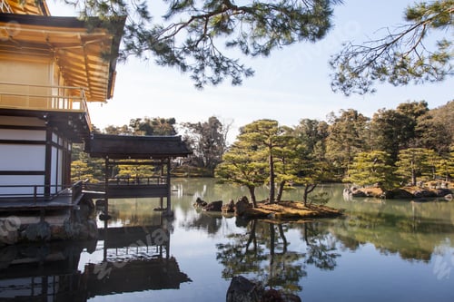 Preview: Kinkaku-Ji And Its Small Dock Reflection