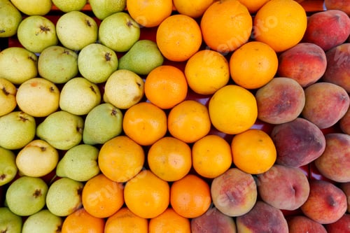 Preview: Detail Of Fruit Stall At The Open Air Market In Marrakesh, Morocco. Jema El Fna Market Square.
