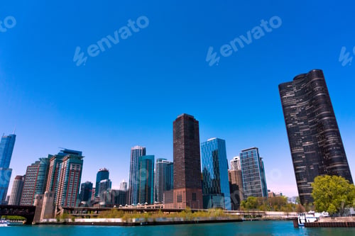 Preview: Downtown Chicago Skyscrapers Seen From Lake Michigan