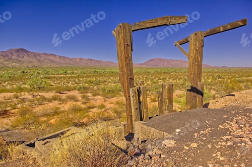 Preview: Mine Remant Along Eagle Eye Road In Arizona. This Particular Remnant Is From A Mine That Never Got