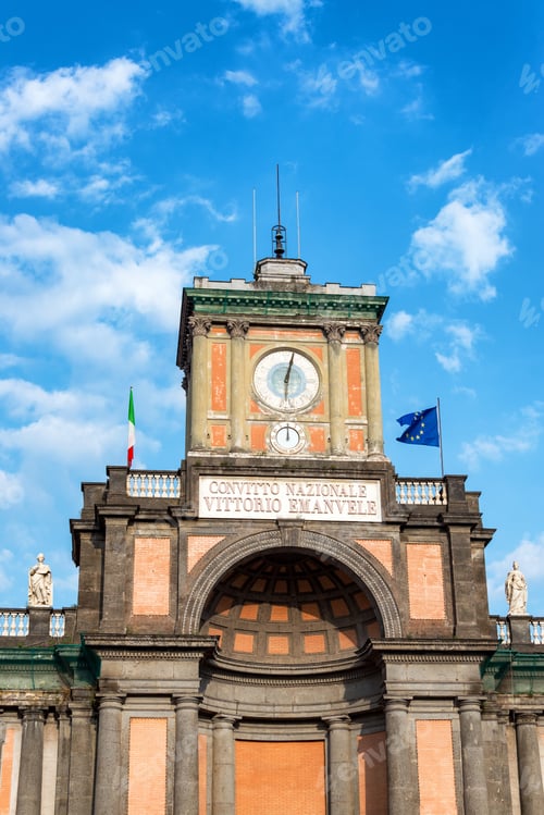 Preview: View Of Historic Architecture In Piazza Dante In Naples, Italy