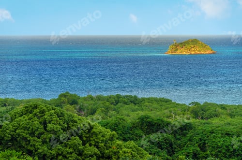 Preview: Small Caribbean Island As Seen From San Andres Y Providencia, Colombia