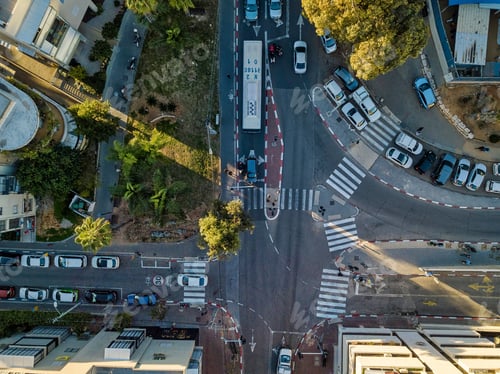 Preview: Sky Line Of Central Midtown Tel Aviv Towers, Aerial Footage, Israel