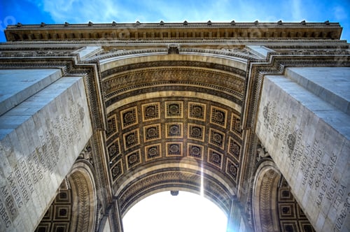 Preview: A View Of The Arc De Triomphe Located In Paris, France.