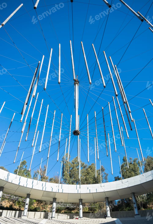 Preview: Beautiful Metallic Structure Open Air Theater Ceiling At Quinta Vergara, Viã±A Del Mar, Chile