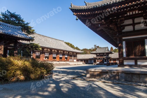 Preview: Toshodai-Ji, A Buddhist Temple In Nara Japan. The Classic Golden Hall Is Considered The Archetype