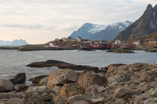 Preview: The Picturesque Fishing Village Of A, Lofoten Islands, Norway