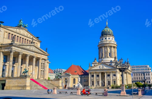 Preview: The Gendarmenmarkt Square In Berlin, Germany Which Houses The Berlin Concert Hall (Konzerthaus) And