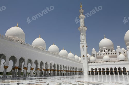 Preview: Arab Architecture On Grand Mosque, Abu Dhabi