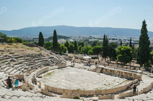 Preview: Theatre Of Dionysus And Acropolis Museum, Cityscape Of Athens