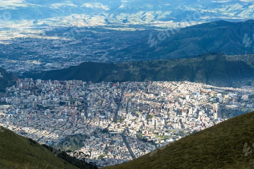 Preview: Quito, Ecuador Sprawling Out Over The Landscape