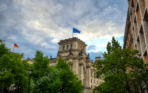 Preview: The Reichstag Building Located In Berlin, Germany Which Houses The German Parliament, The Bundestag.