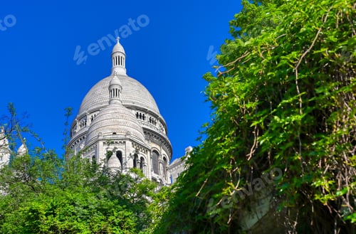 Preview: The Basilica Of The Sacred Heart Of Paris, Commonly Known As Sacré-Cœur Basilica, Located In The