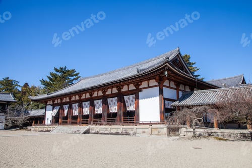 Preview: Horyu-Ji, A Buddhist Temple That Was Once One Of The Powerful Seven Great Temples, In, Nara. The