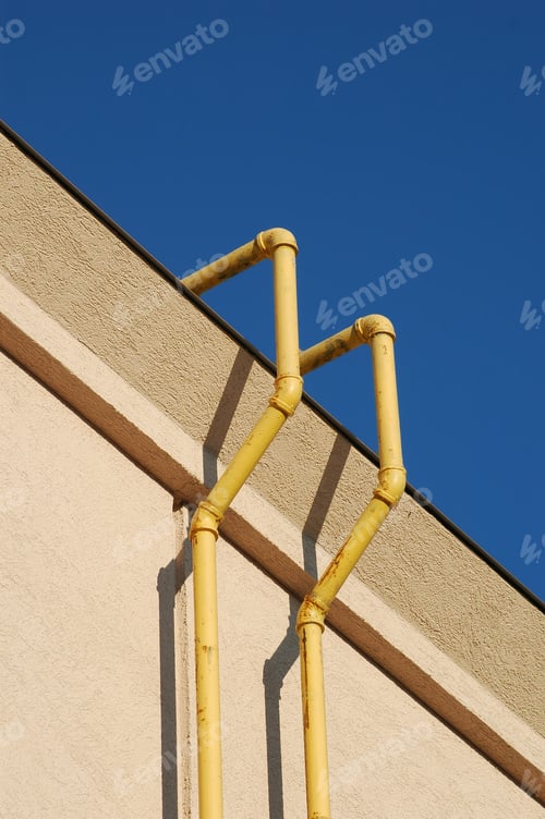 Preview: Gas Pipe On A Building