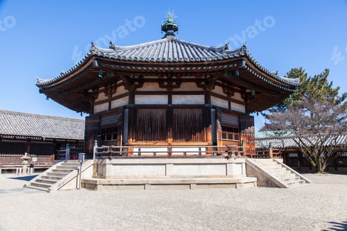 Preview: Horyu-Ji, A Buddhist Temple That Was Once One Of The Powerful Seven Great Temples, In Nara. The