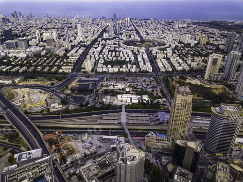 Preview: Metropolis Ramat Gan, Givatayim Tel Aviv Israel, Drone Footage Business Center, Diamond Exchange