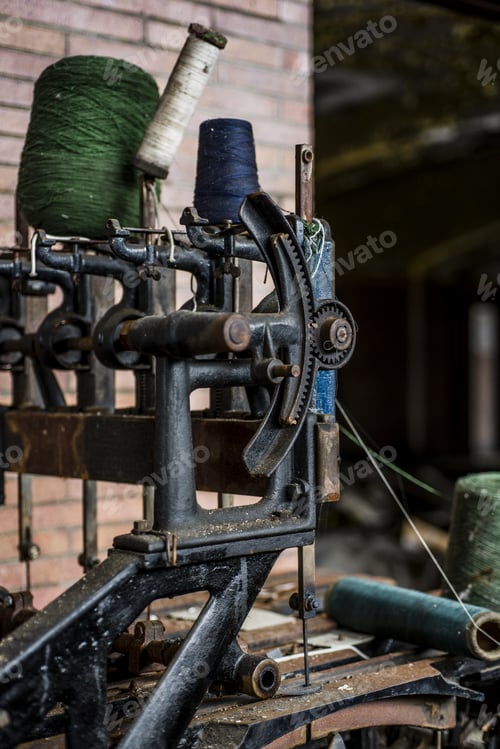 Preview: An Interior View Of Lace In The Abandoned Scranton Lace Factory In Scranton, Pennsylvania.