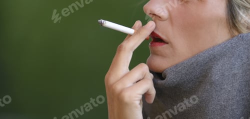 Preview: Woman Smoking Sensually