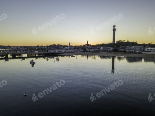 Preview: Boat Harbor Lighthouse Town Cape Code, Massachusetts Usa