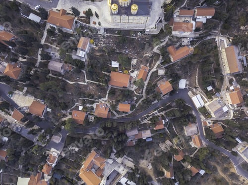 Preview: Moscovia Gorny Monastery Church Buildings Golden, Forest Ein Karem, Jerusalem Israel Hadassah