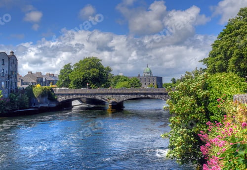 Preview: Galway, Ireland And The River Corrib.