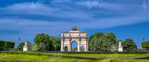 Preview: The Arc De Triomphe Du Carrousel Located In Paris, France