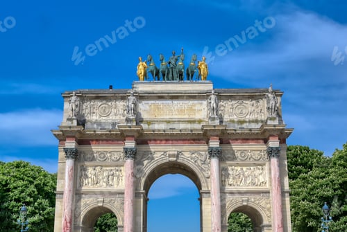 Preview: The Arc De Triomphe Du Carrousel Located In Paris, France